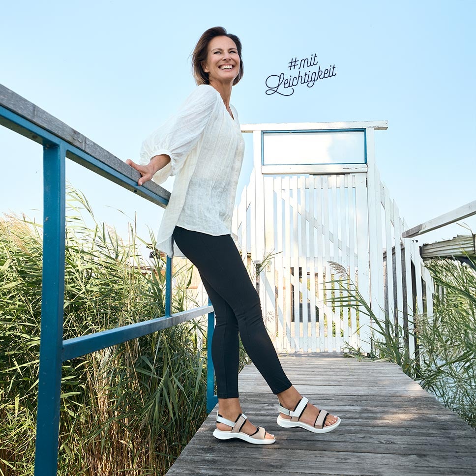 legero Damen SIRIS 2.0 Sandale mit Klettverschluss - Material: Nappaleder - Farbe: Tasso
