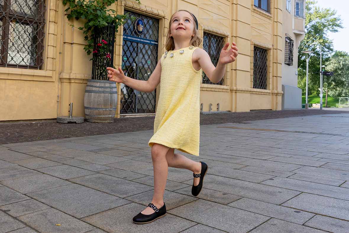 superfit Girls FLAIR BALLERINA Ballerina with Slip-in - Colour: Black - Material: Nappa leather