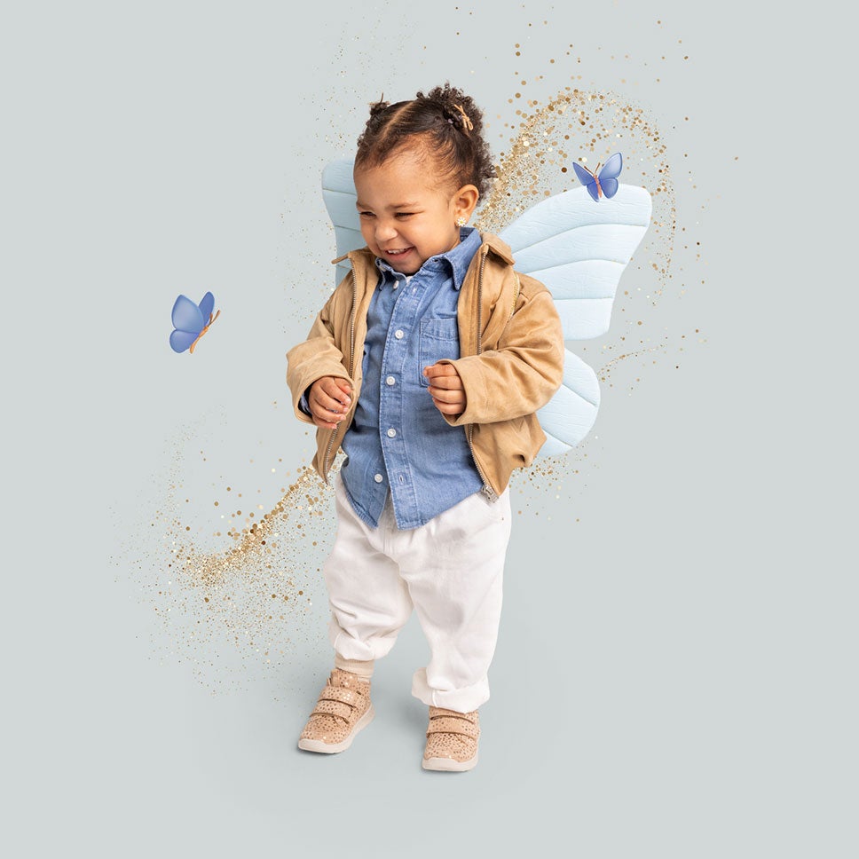superfit Mädchen, Jungen BREEZE Sneaker high mit Klettverschluss - Farbe: Beige - Material: Effektleder
