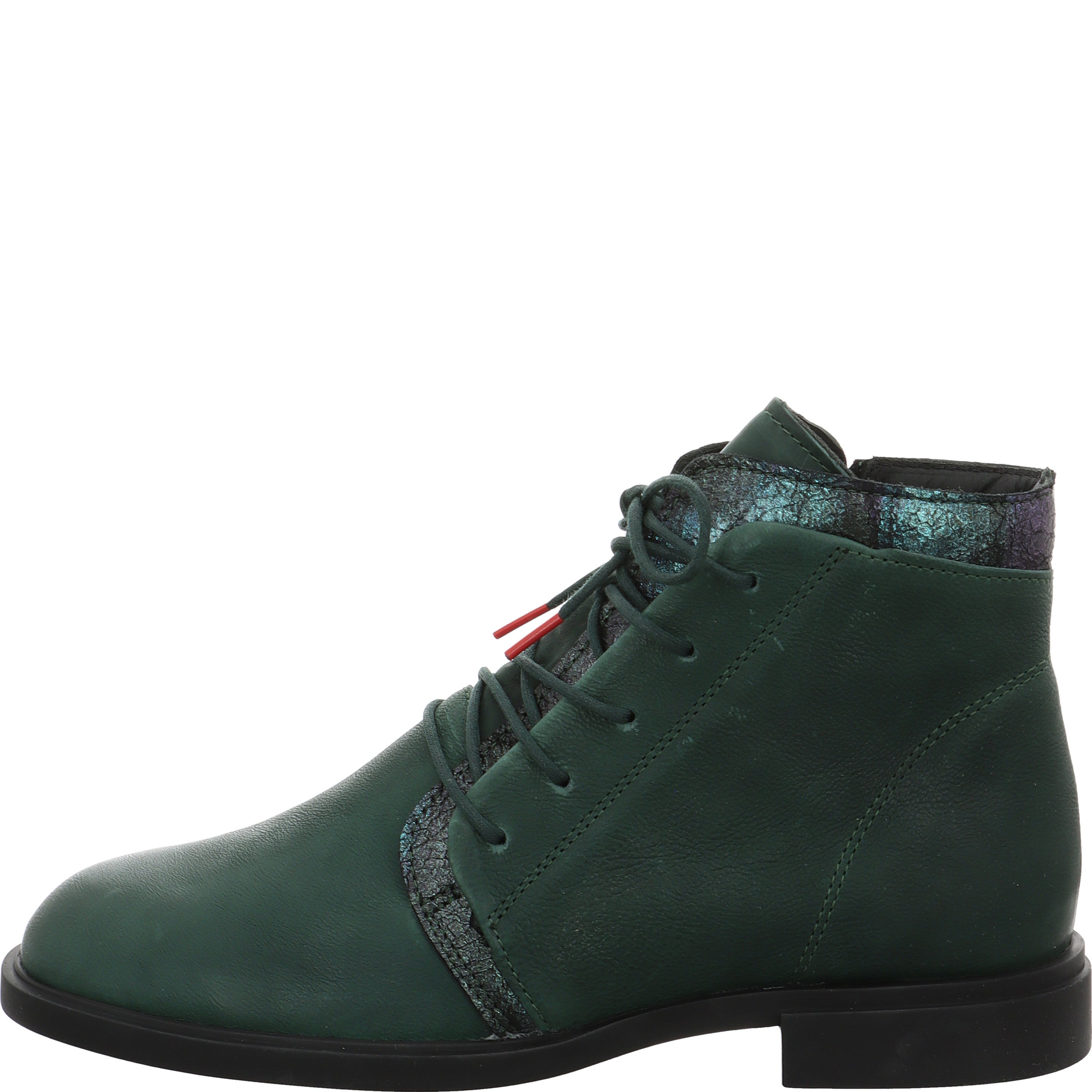 Think! NINA Damen Stiefelette - Material: Leder in Grün