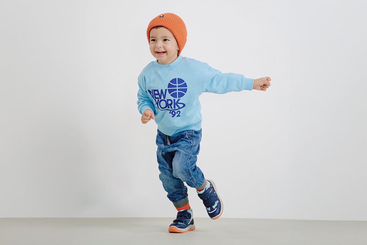 superfit Mädchen, Jungen COOPER Sneaker low mit Klettverschluss - Material: Textil - Farbe: Blau