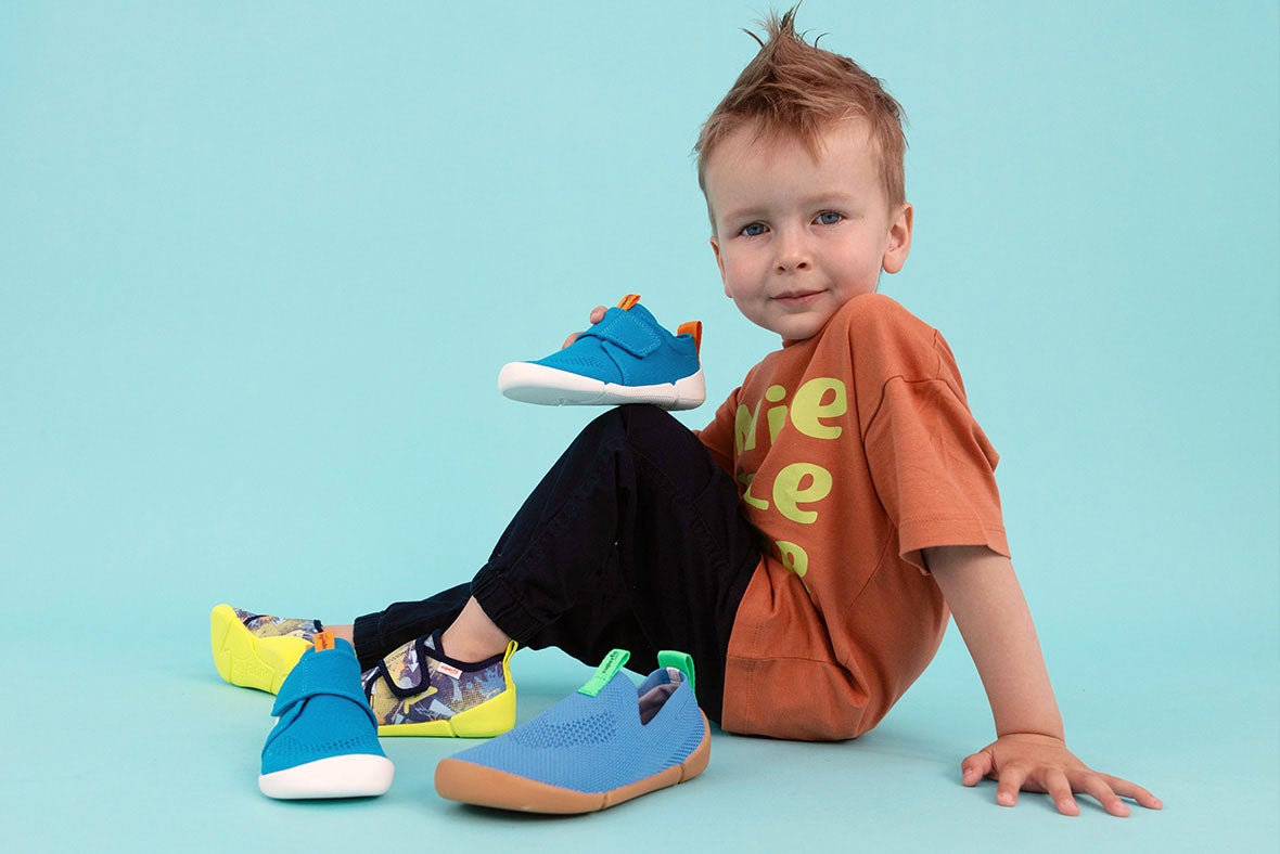 superfit Jungen VENTI Hausschuh mit Klettverschluss - Farbe: Blau - Material: Textil