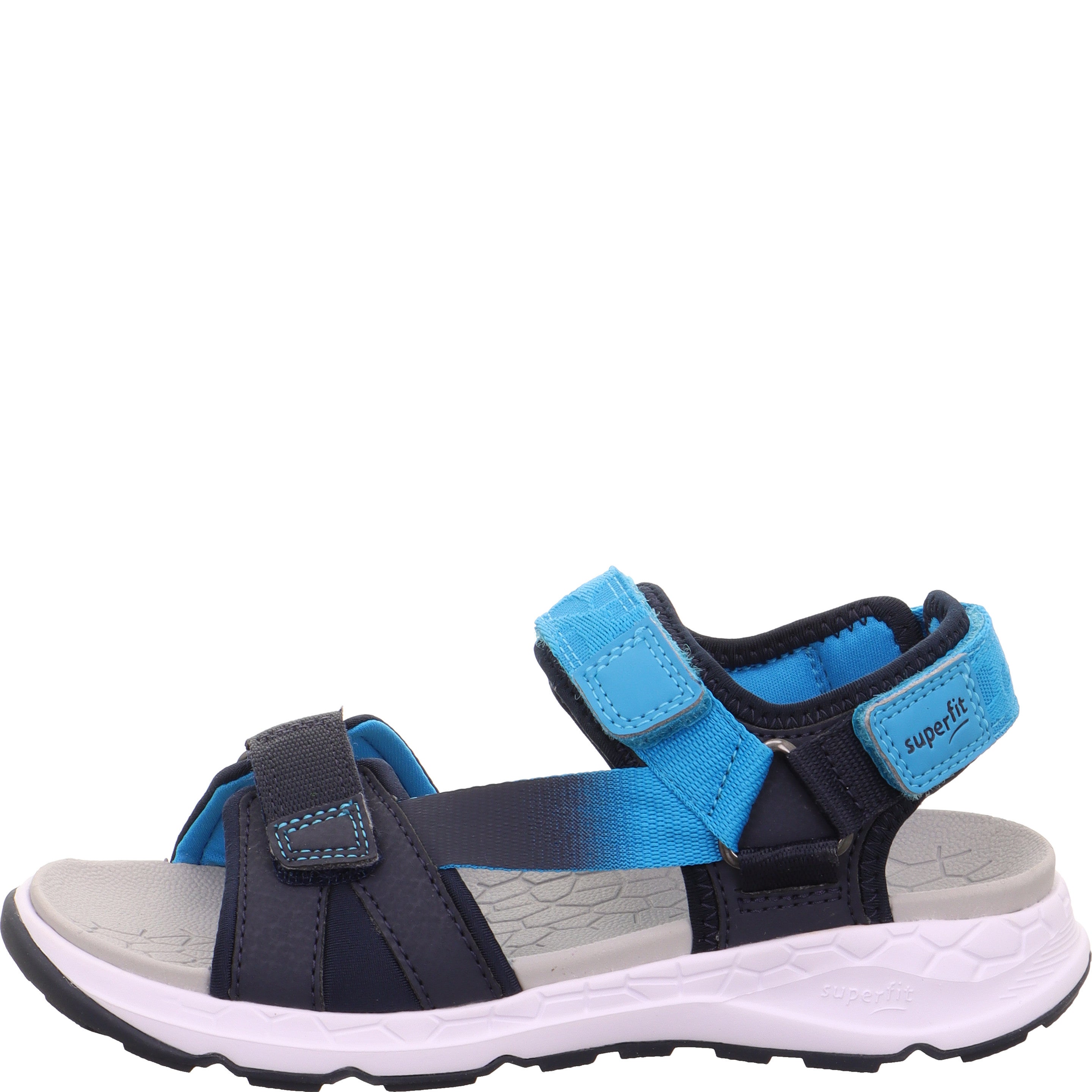 Superfit CRISS CROSS Jungen Sandale - Material: Textil/Sonstiges Material in Blau