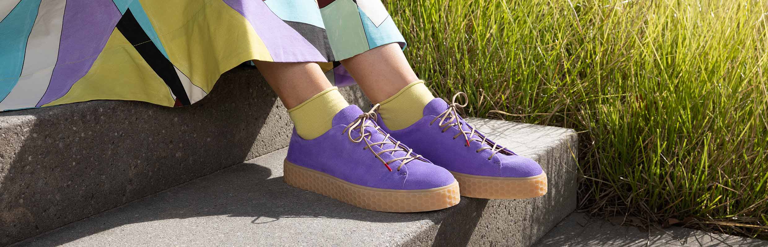 Think! Woman HONEY Sneakers low with Lacing - Colour: Blue - Material: Suede