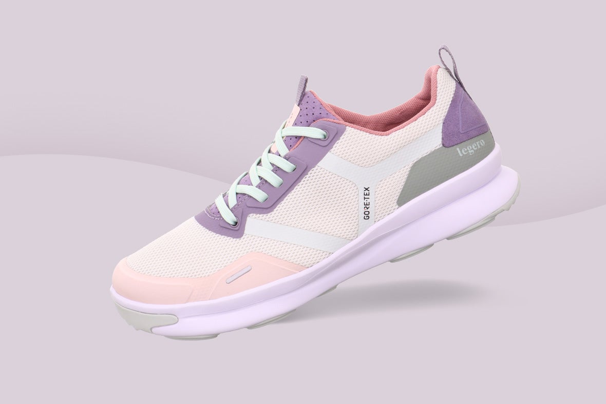 legero READY Damen Sneaker low mit Schnürung - Material: Textil - Farbe: Mehrfarbig