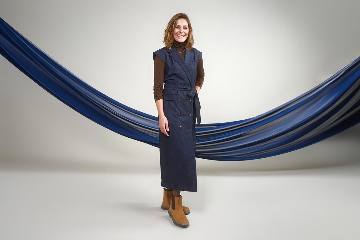 legero Damen MONTA Chelsea Boots mit Reißverschluss/Elastik - Material: Nubukleder - Farbe: Braun