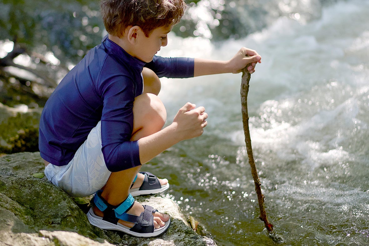 superfit Jungen CRISS CROSS Sandale mit Klettverschluss - Farbe: Blau superfit Jungen CRISS CROSS Sandale mit Klettverschluss - Material: Synthetik - Farbe: Blau