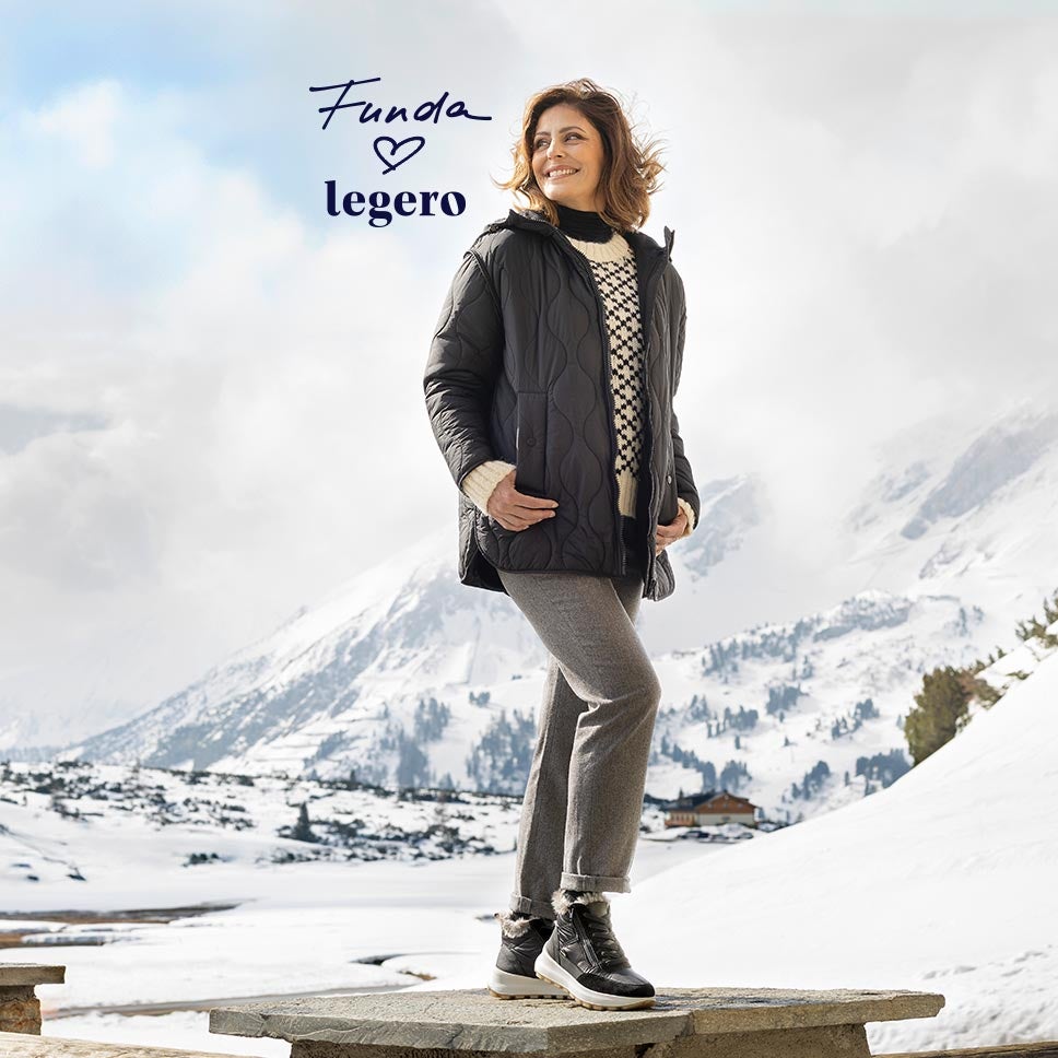 legero Damen T4 RUN Sneaker high mit Reißverschluss/Schnürung - Material: Textil - Farbe: Schwarz