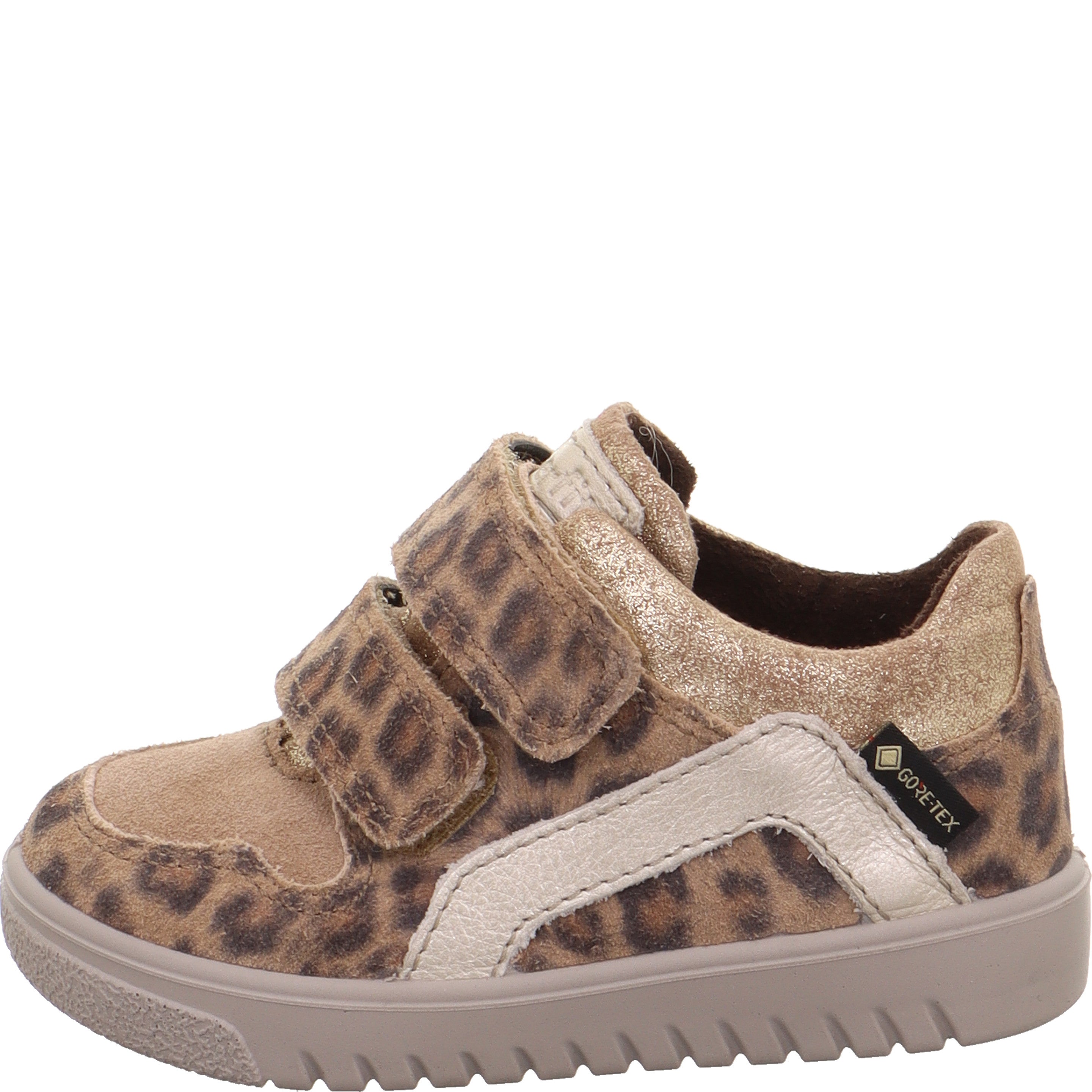 Superfit SUPIES 4S Mädchen Sneaker high - Material: Leder/Textil in Braun