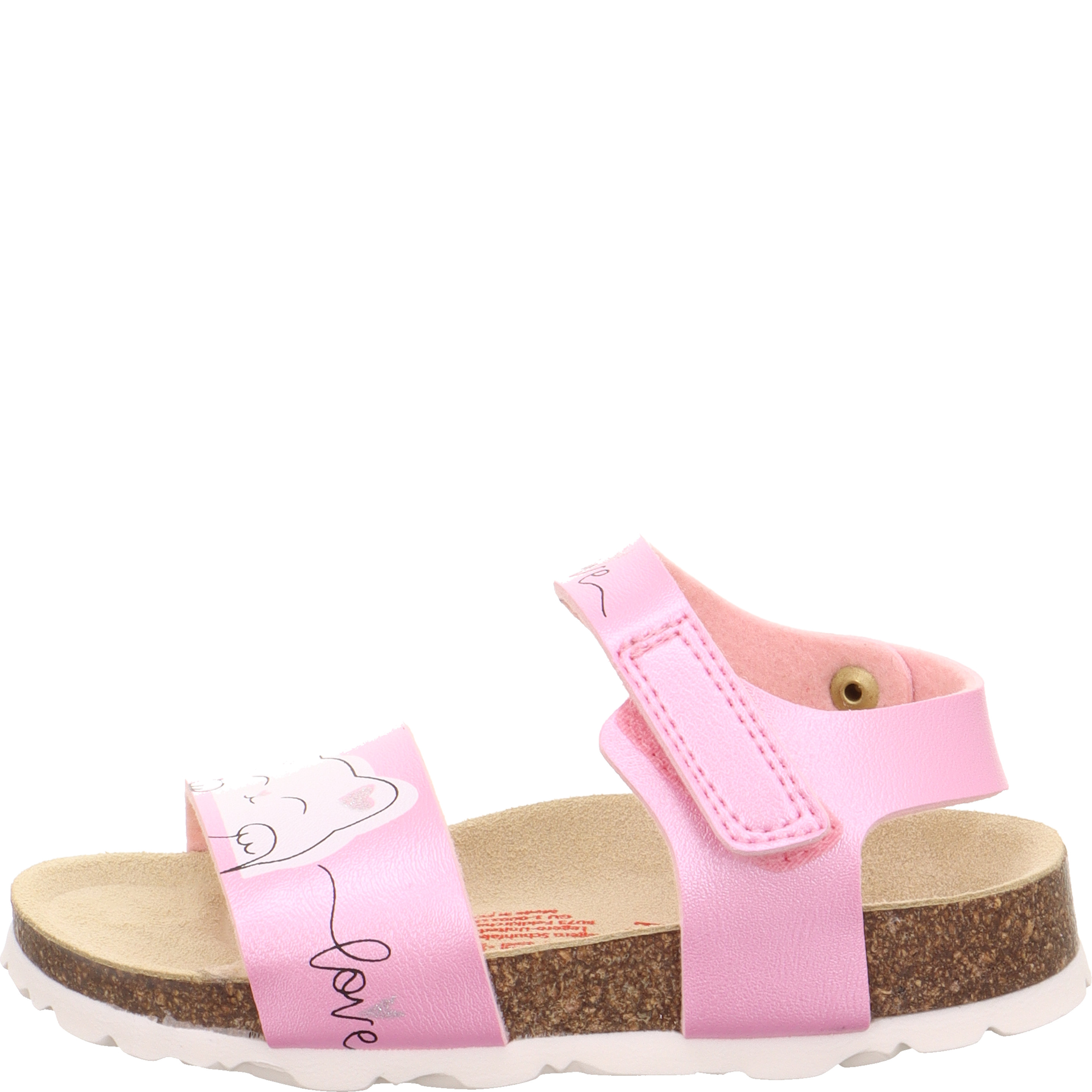 Superfit FUSSBETTPANTOFFEL Girls Sandal - Material: Sonstiges Material in Rose