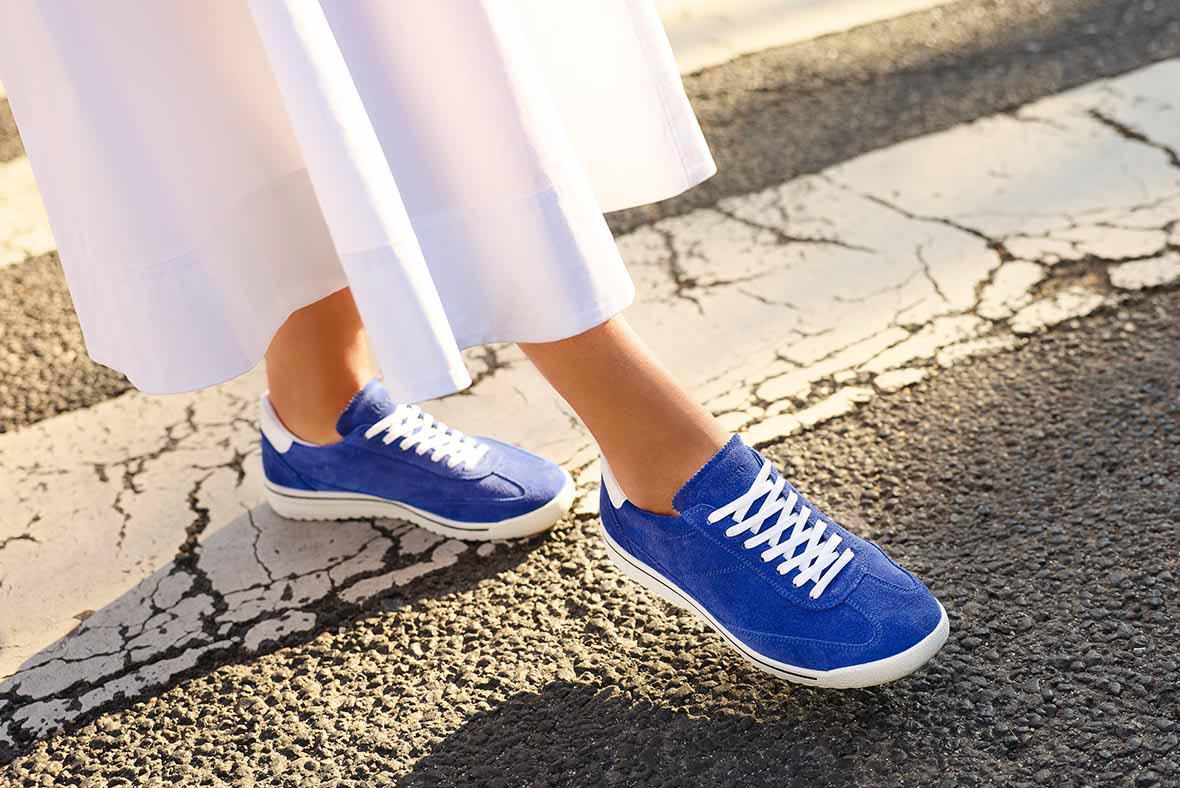 legero Damen ALIA Sneaker low mit Schnürung - Farbe: Blau legero Damen ALIA Sneaker low mit Schnürung - Farbe: Blau