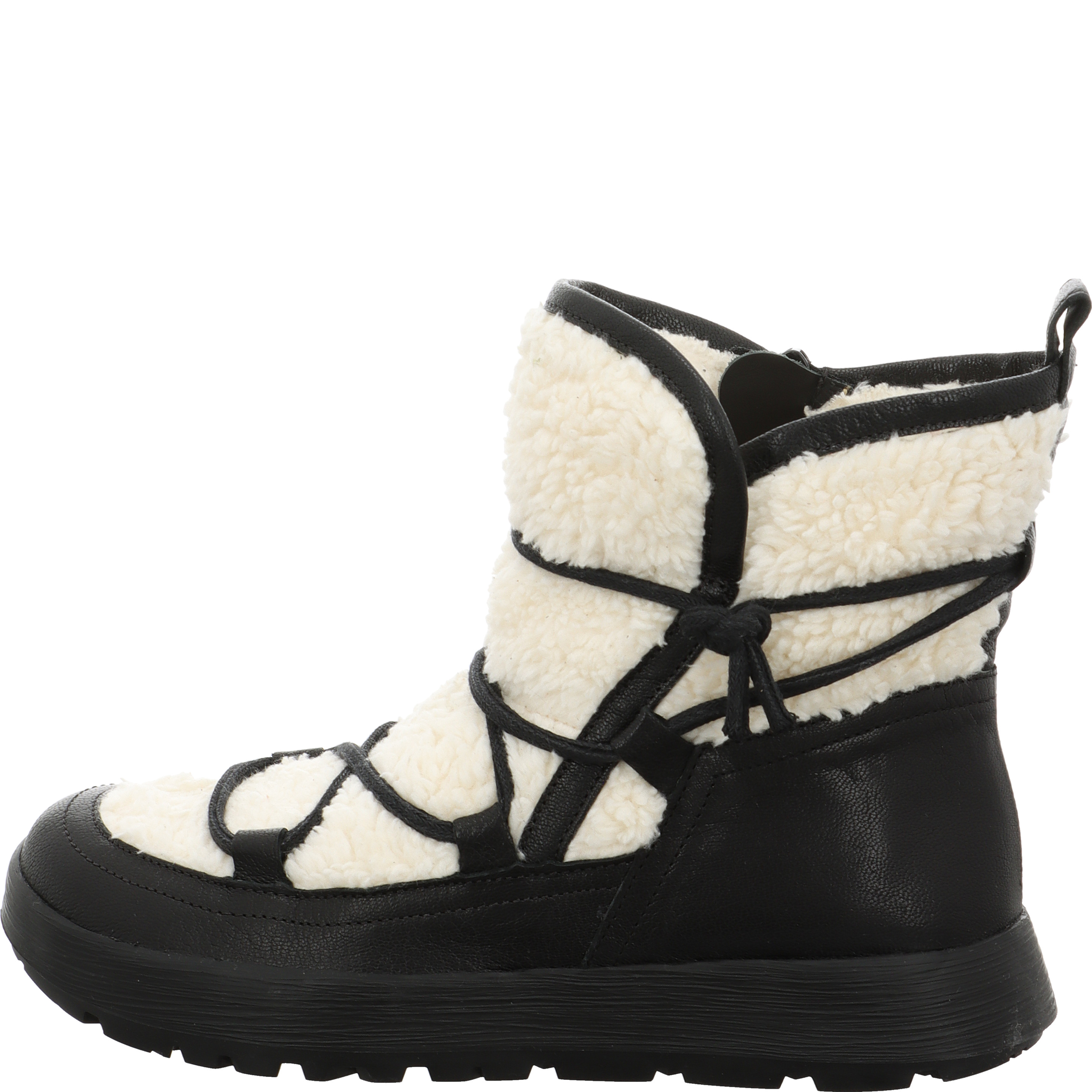 Think! COMODA Damen Stiefelette - Material: Leder in Schwarz