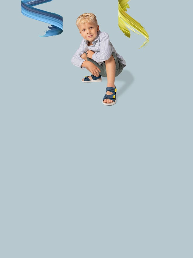 superfit Jungen LAGOON MIDI Sandale mit Klettverschluss - Farbe: Blau