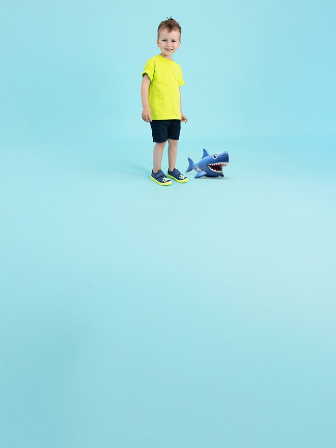 superfit Jungen BILL Hausschuh mit Klettverschluss - Farbe: Blau