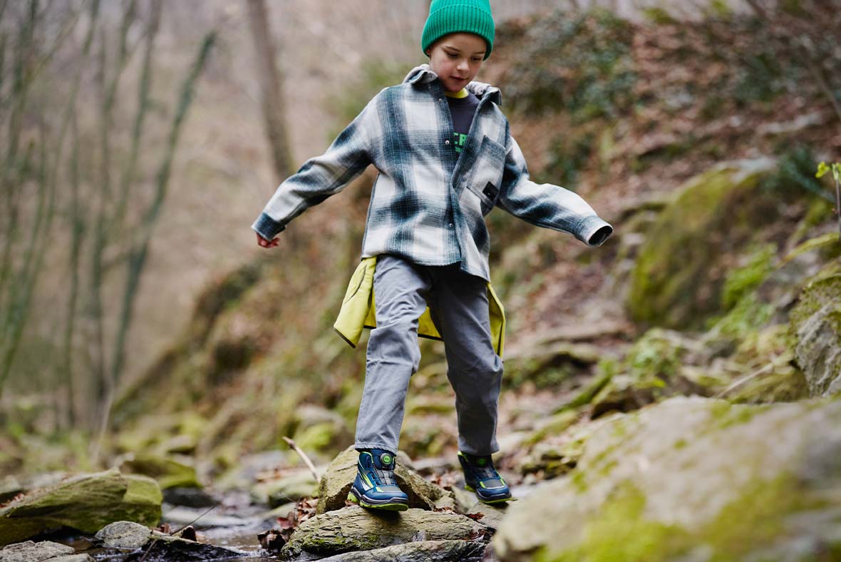 superfit Mädchen, Jungen JUPITER Boots mit BOA® Drehverschluss - Farbe: Blau - Material: Synthetik