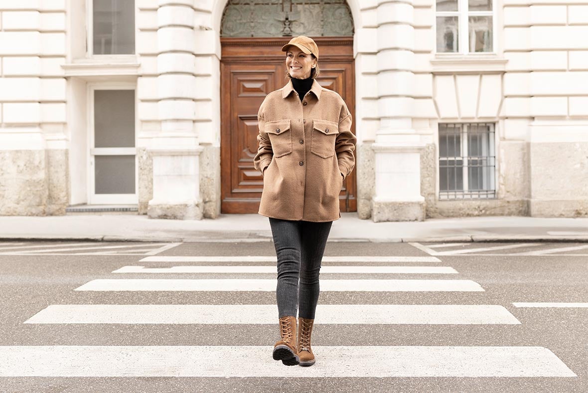 legero Damen MONTA Schnürboots mit Reißverschluss/Schnürung - Farbe: Braun legero Damen MONTA Schnürboots mit Reißverschluss/Schnürung - Material: Veloursleder - Farbe: Braun