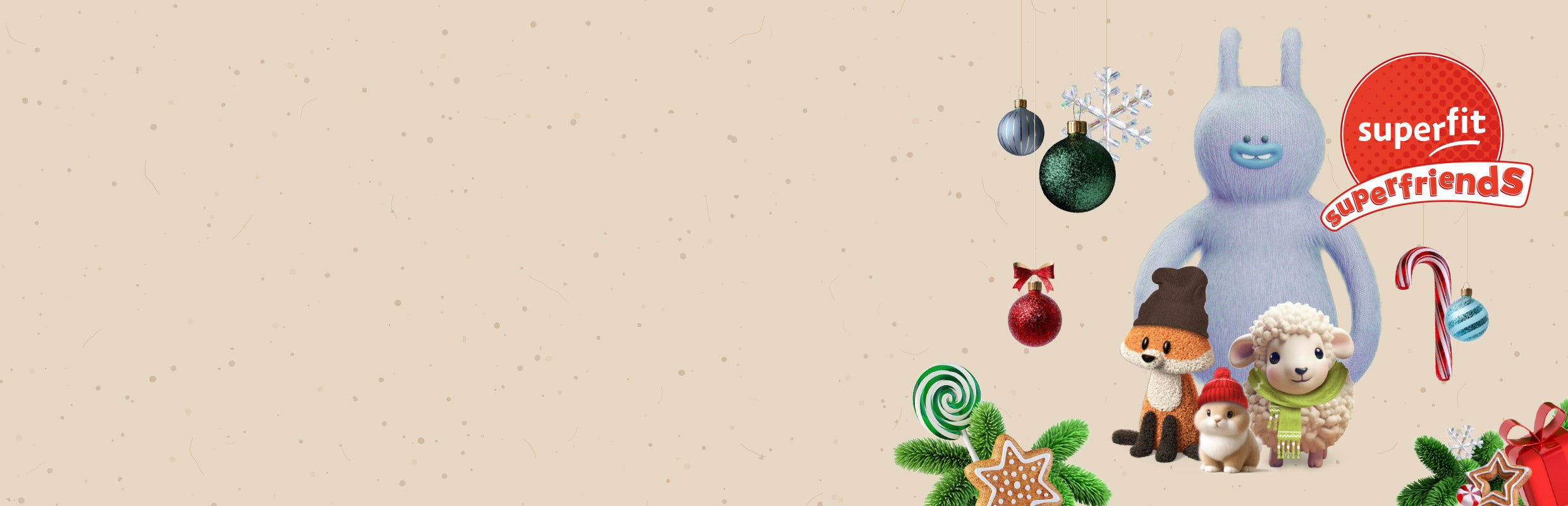 superfit superfriends Logo mit den tierischen superfriends