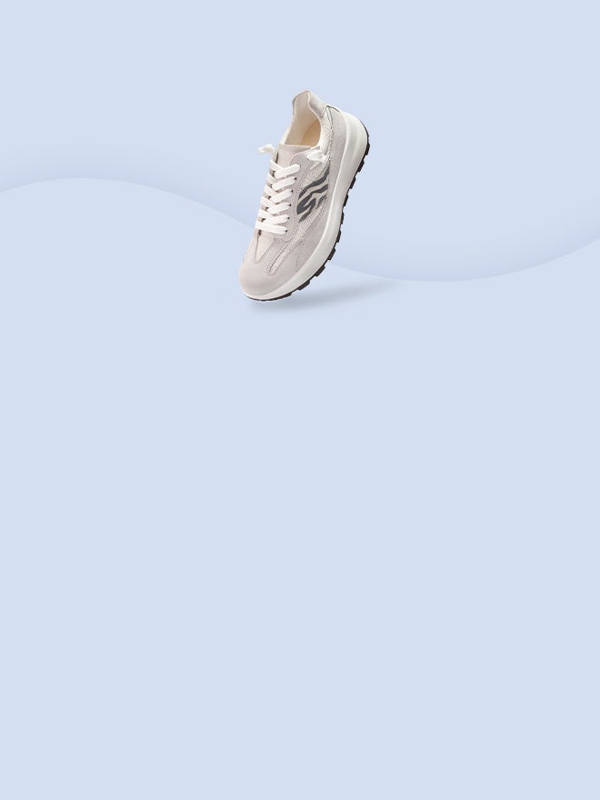 legero Damen T4 RUN Sneaker low mit Elastikschnürung - Farbe: Grau