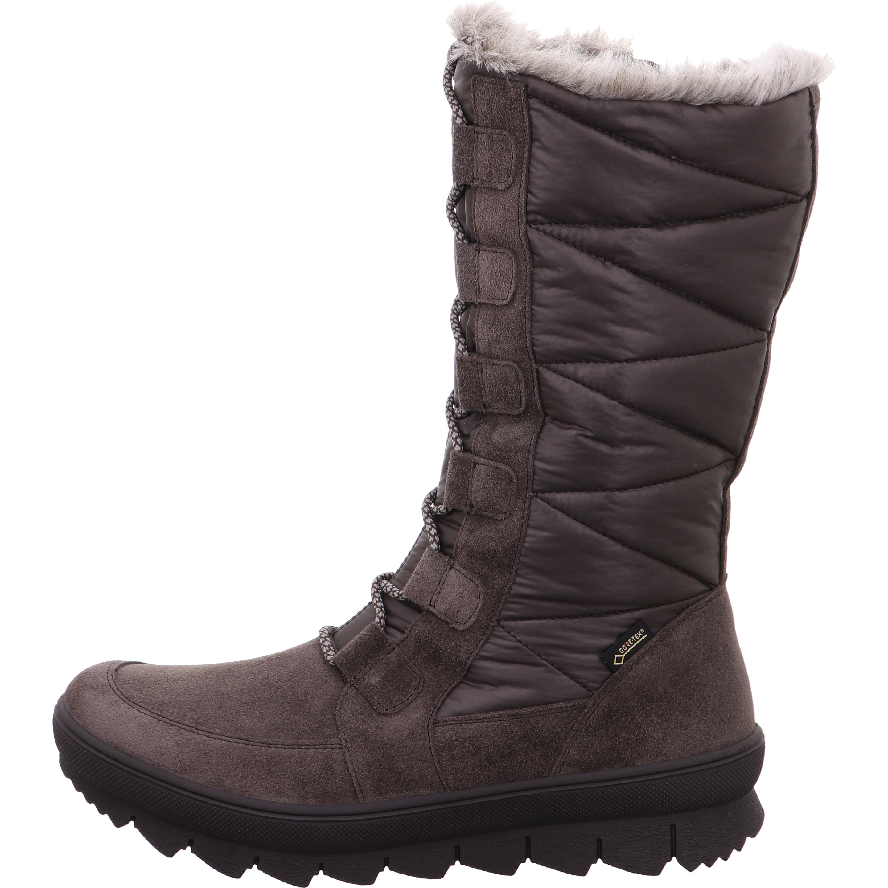 Legero NOVARA Damen Stiefel - Material: Leder/Textil in Grau