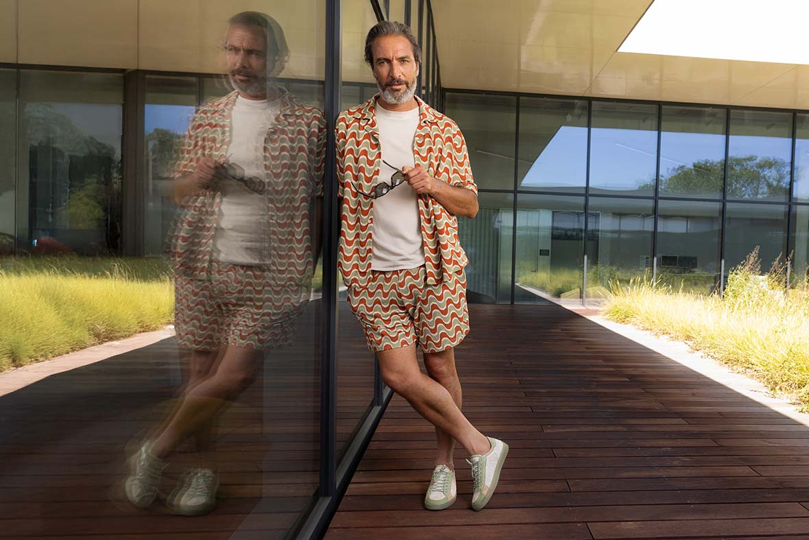 Think! Herren TURNA HERREN Sneaker low mit Elastikschnürung - Farbe: Grün Think! Herren TURNA HERREN Sneaker low mit Elastikschnürung - Farbe: Grün - Material: Lederkombination