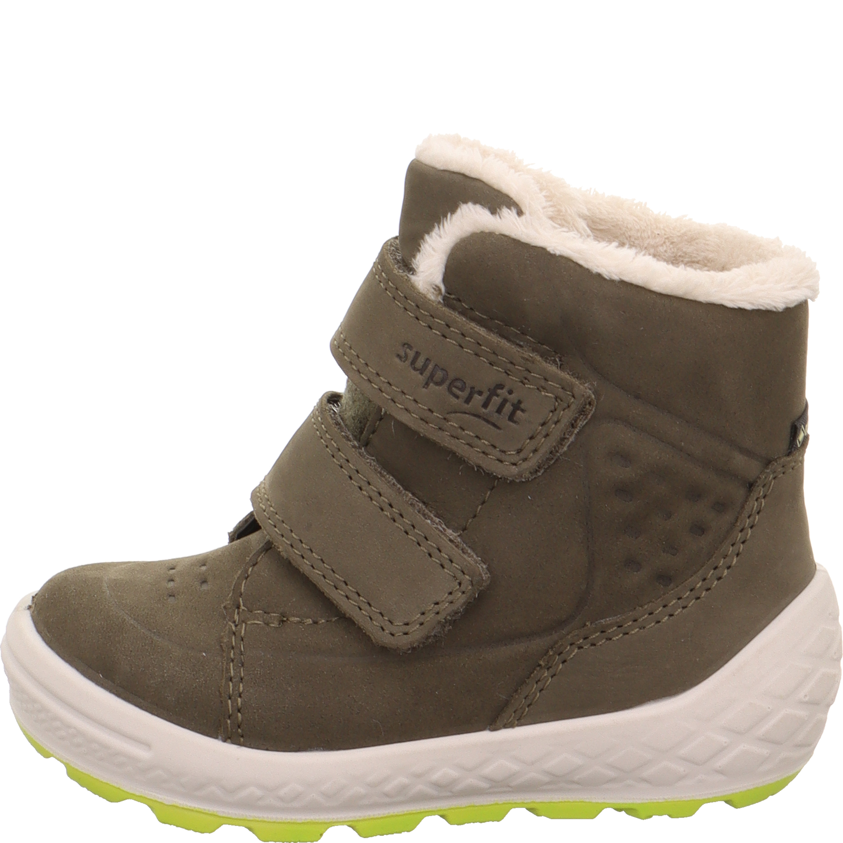 Superfit GROOVY 2.0 Boys Boot - Material: Leather/Textil in Green