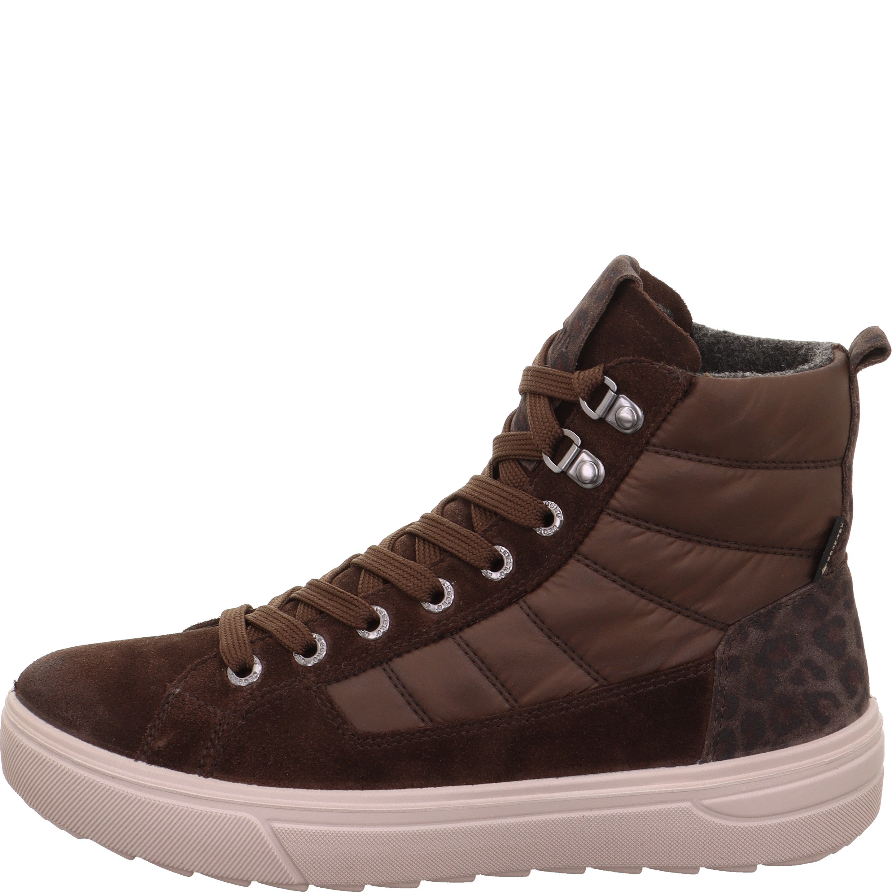Legero MILENA Damen Sneaker high - Material: Leder/Textil in Braun