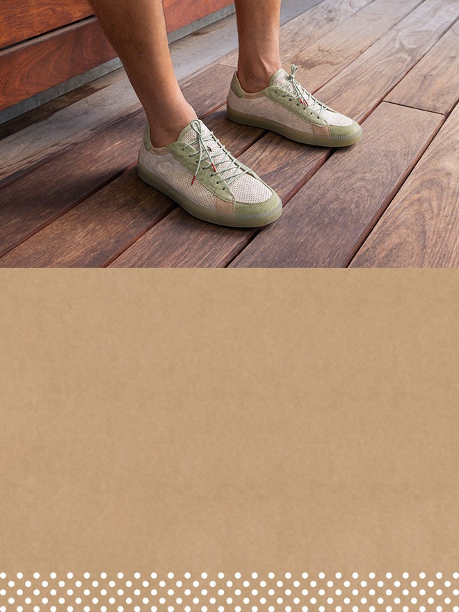 Think! Herren TURNA HERREN Sneaker low mit Elastikschnürung - Farbe: Grün - Material: Lederkombination