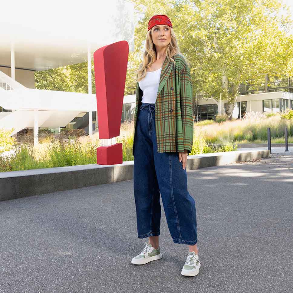 Think! Damen TURNA LIGHT DAMEN Sneaker low mit Reißverschluss/Schnürung - Farbe: Grün - Material: Lederkombination