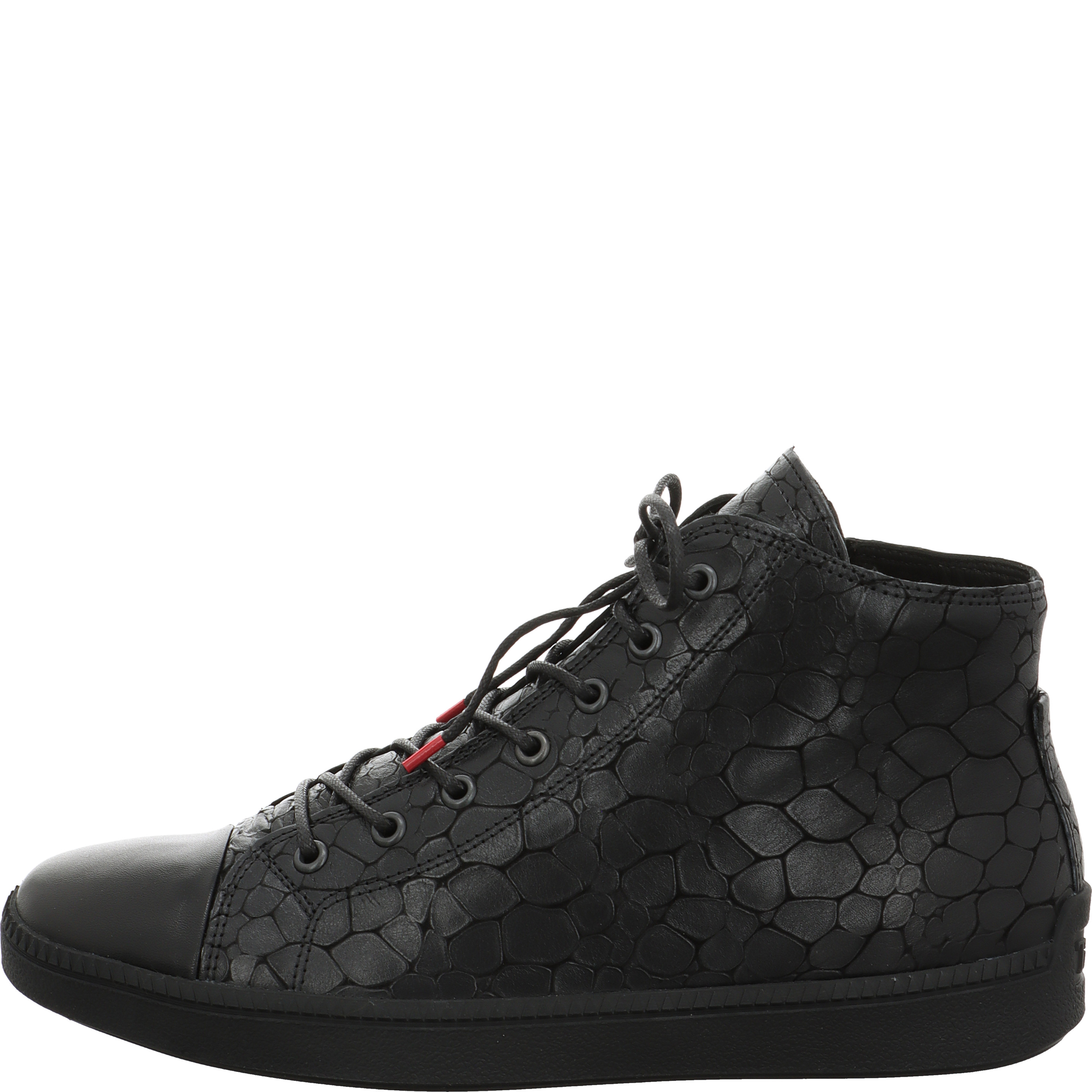 Think! TURNA Herren Herren Sneaker high - Material: Leder in Schwarz