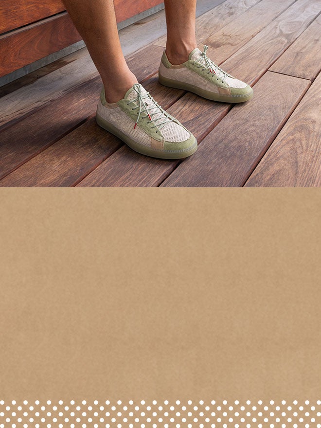 Think! Herren TURNA HERREN Sneaker low mit Elastikschnürung - Farbe: Grün - Material: Lederkombination