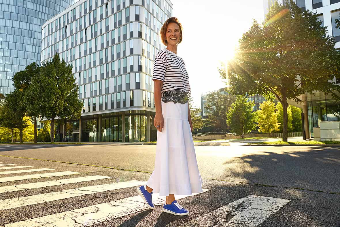 legero Damen ALIA Sneaker low mit Schnürung - Farbe: Blau