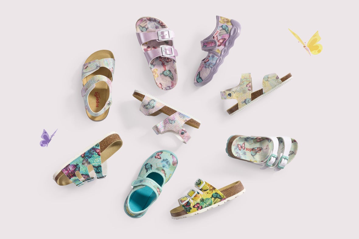 superfit girls' FUSSBETTPANTOFFEL slippers white, BONNY slippers blue