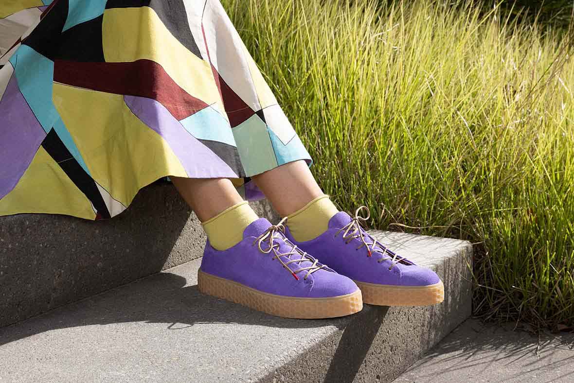 Think! Woman HONEY Sneakers low with Lacing - Colour: Blue Think! Woman HONEY Sneakers low with Lacing - Colour: Blue - Material: Suede