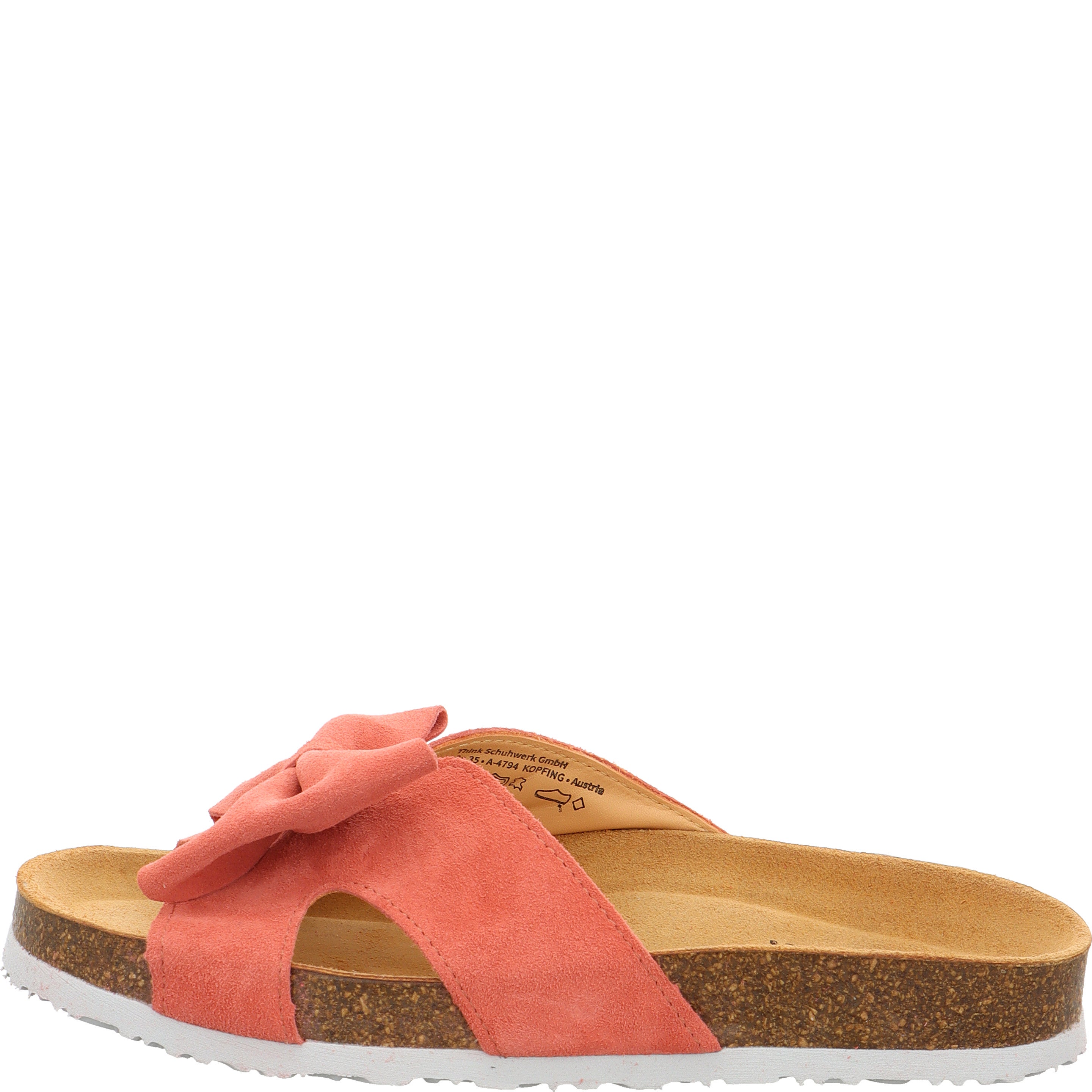 Think! CRISSI Damen Pantolette - Material: Leder in Rosa