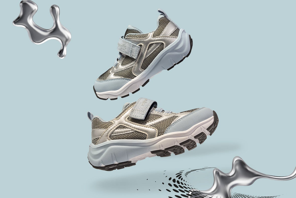 superfit Mädchen SPORT5 Sneaker low mit Klett/Elastikschnürung - Farbe: Blau - Material: Synthetik