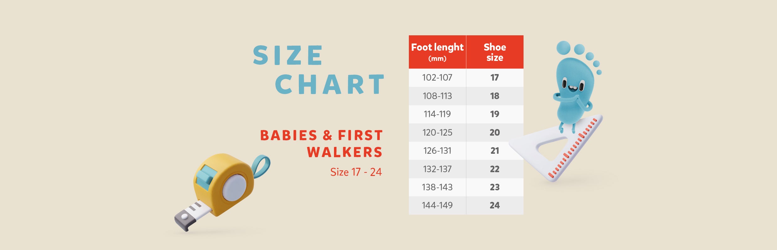 How to measure kids' shoe size superfit