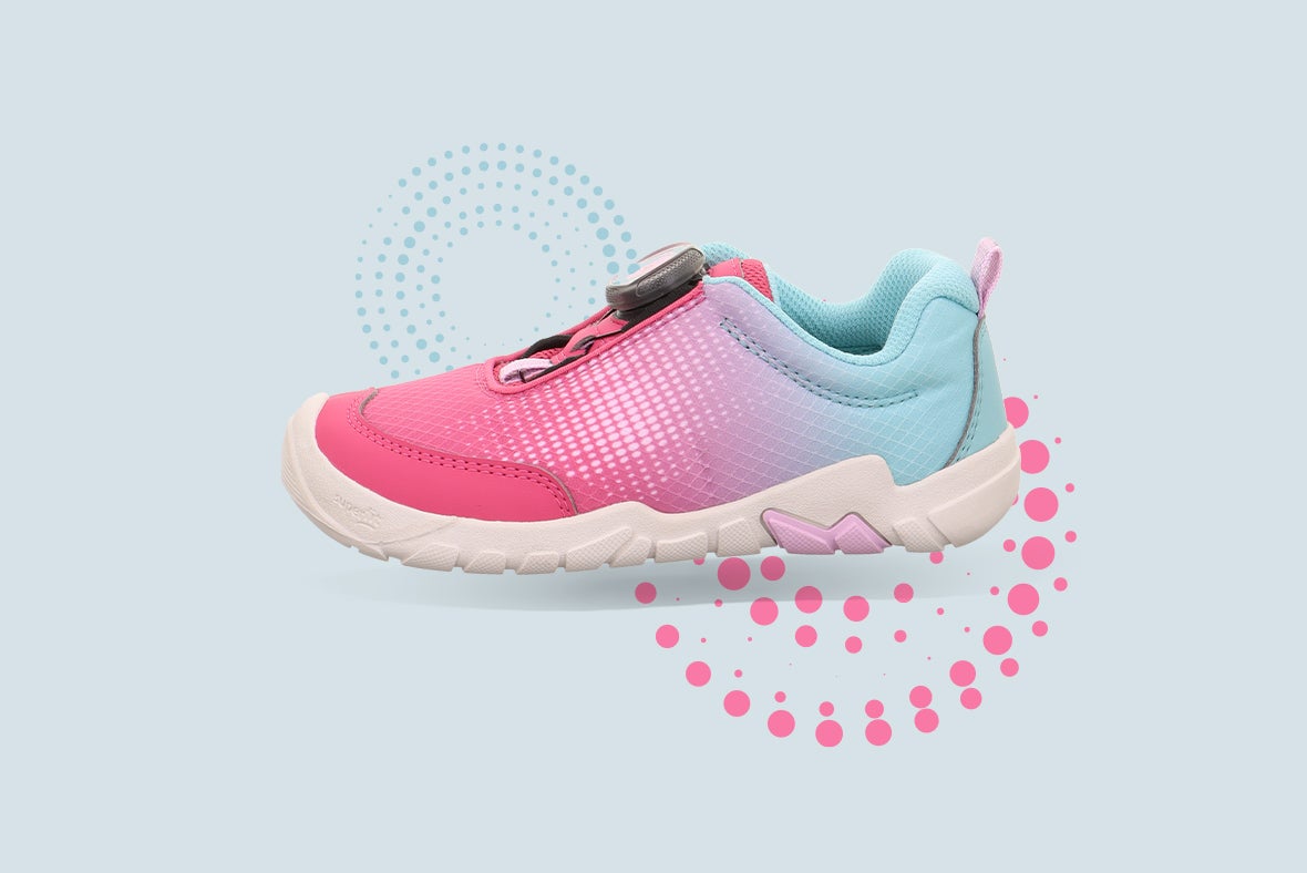 superfit Mädchen TRACE Sneaker low mit BOA® Drehverschluss - Farbe: Rot superfit Mädchen TRACE Sneaker low mit BOA® Drehverschluss - Material: Textil - Farbe: Pink/Lila