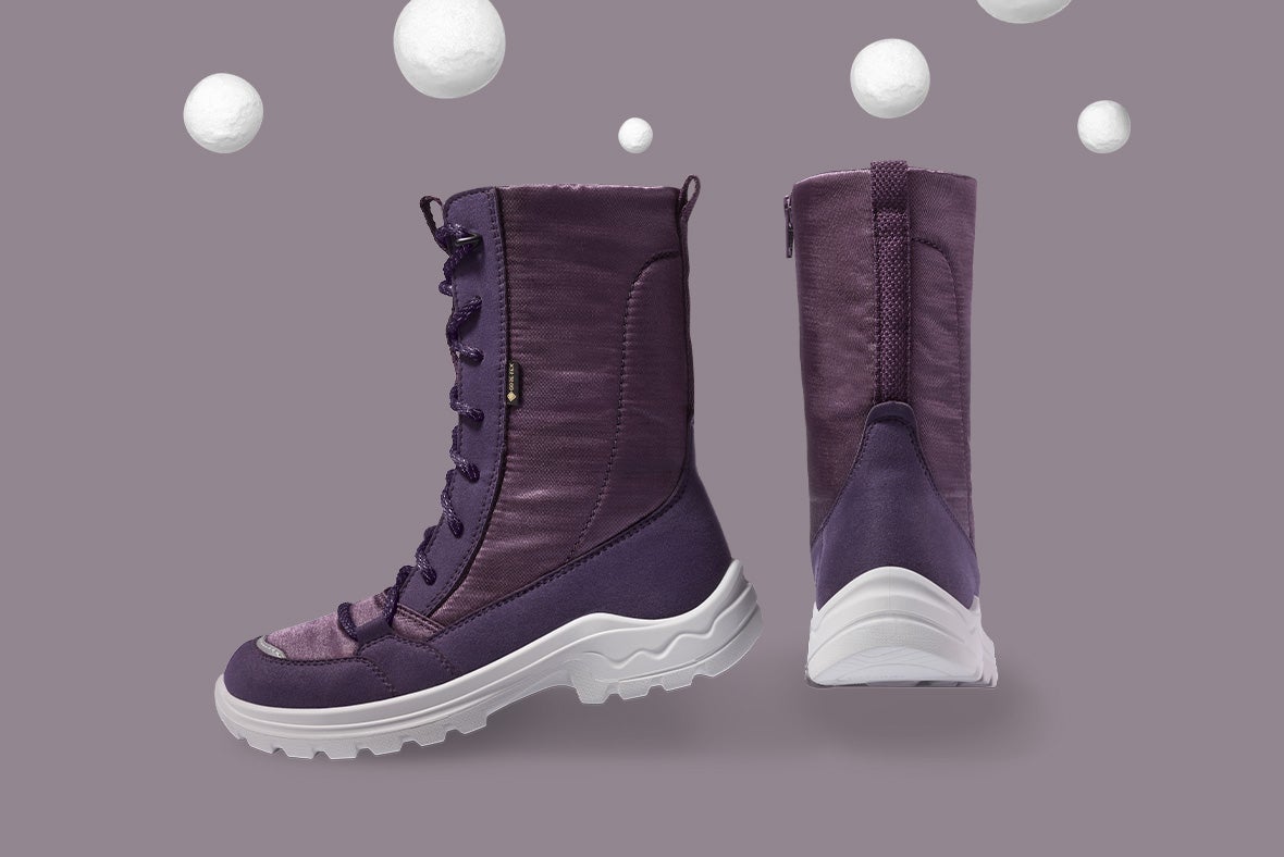 superfit Mädchen AURORA Stiefel mit Reißverschluss/Schnürung - Material: Textil - Farbe: Blau