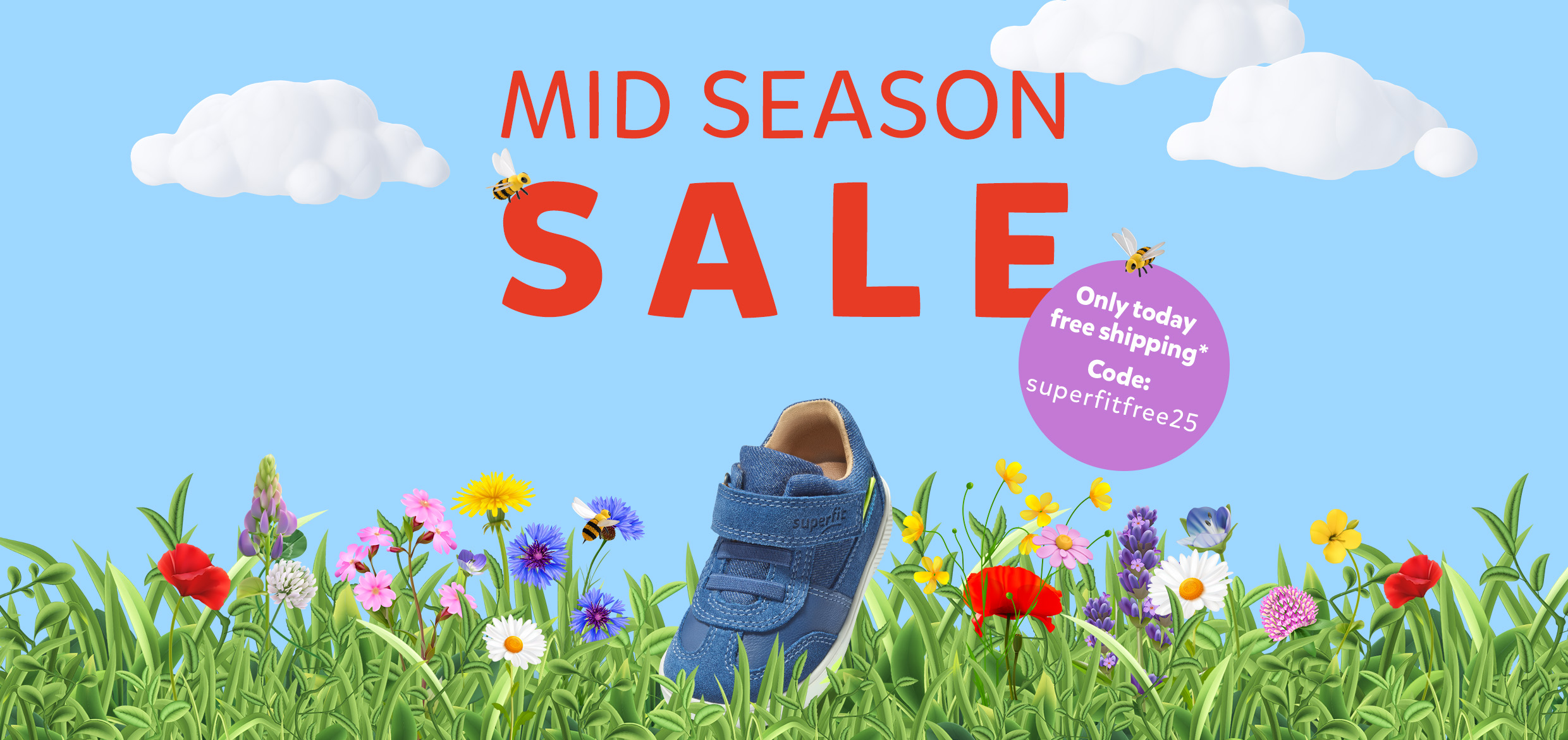 superfit kid's shoes Mid Season Sale and free shipping