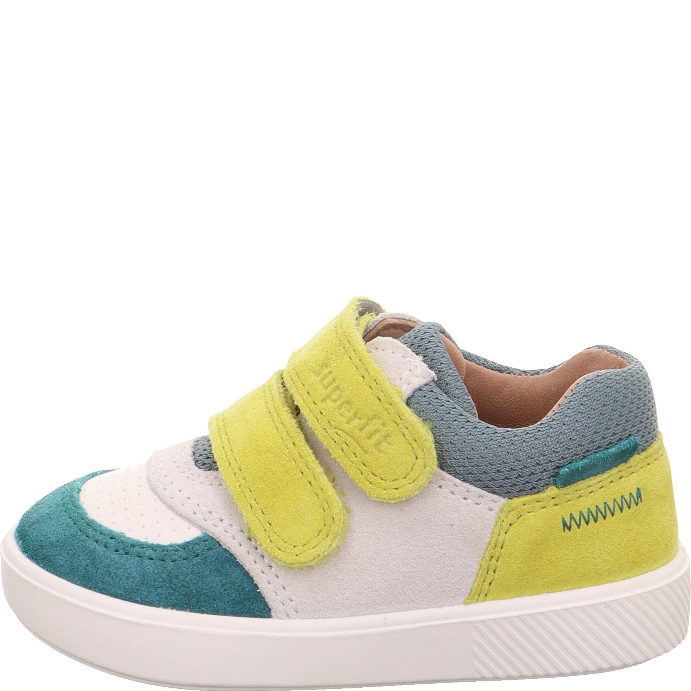Superfit SUPIES Sneaker low - Material: Leder/Textil in Gelb
