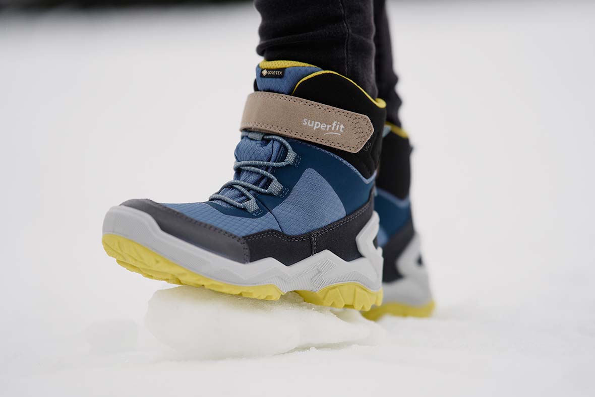 superfit Girls, Boys JUPITER ICE Boot with Velcro Fastener/Elastic lacing - Colour: Blue superfit Girls, Boys JUPITER ICE Boot with Velcro Fastener/Elastic lacing - Colour: Blue - Material: Textile