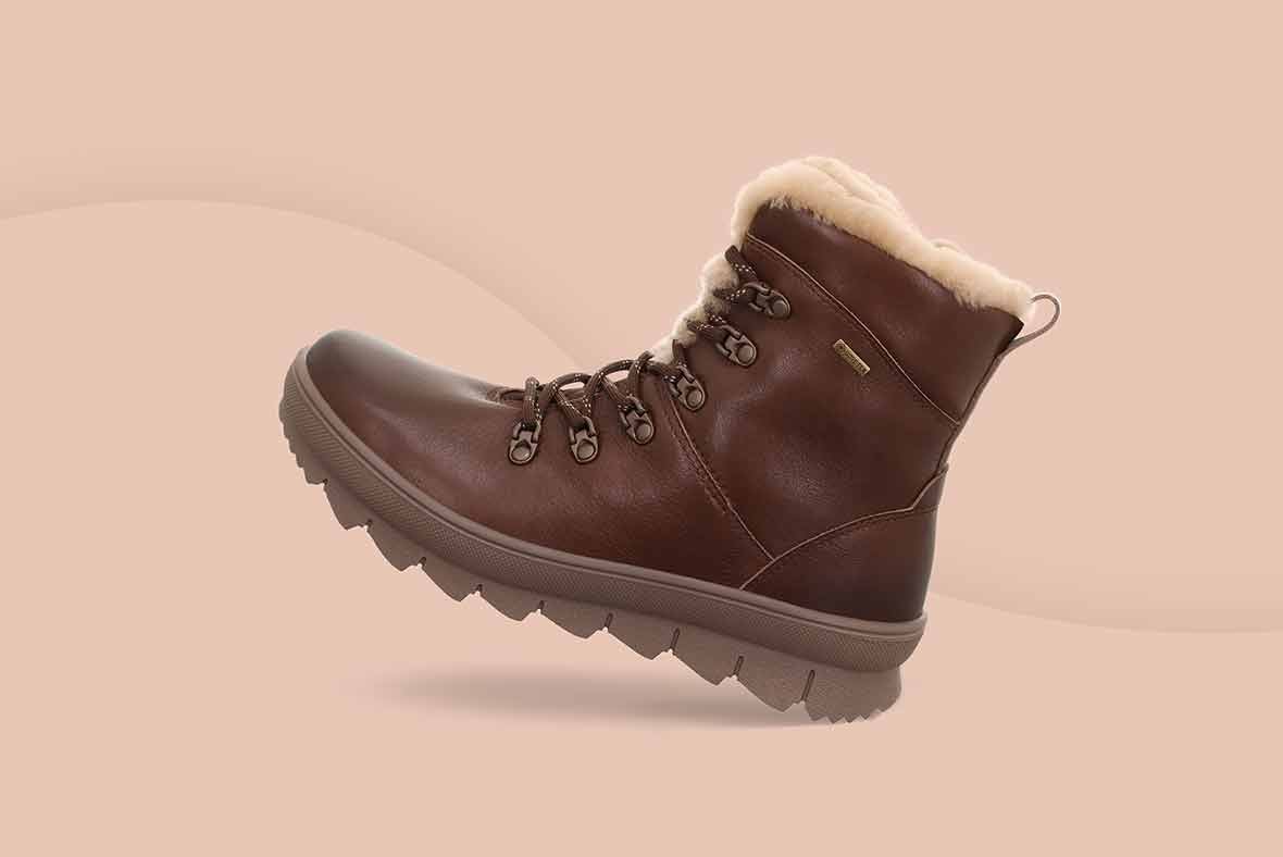 legero Damen NOVARA Schnürboots mit Reißverschluss/Schnürung - Farbe: Braun legero Damen NOVARA Schnürboots mit Reißverschluss/Schnürung - Farbe: Braun - Material: Nappaleder