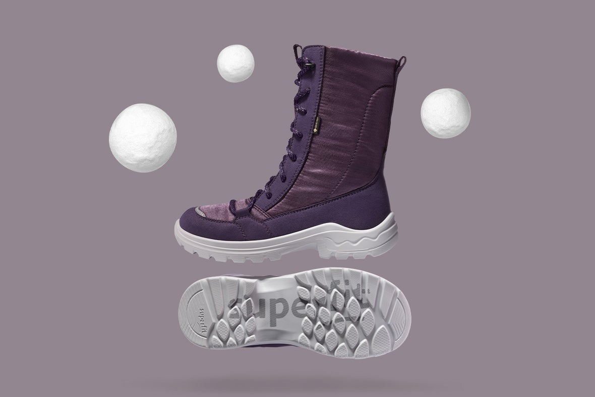 superfit Girls AURORA Boot  with Zip/Lacing - Material: Textile - Colour: Blue