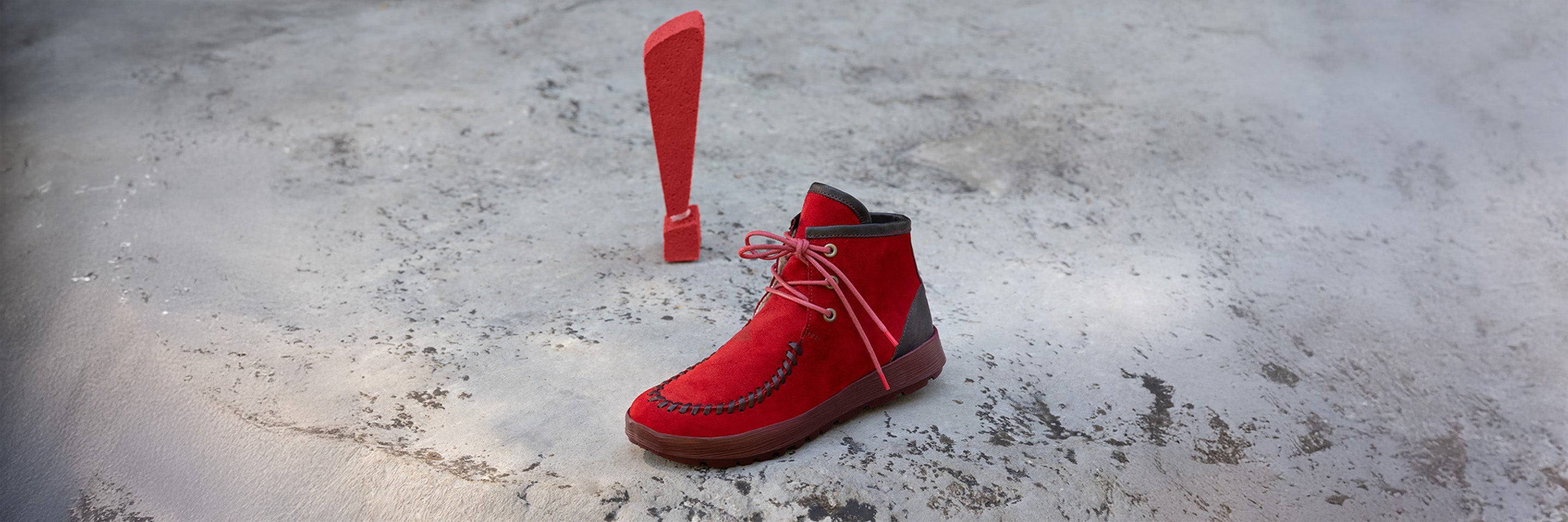 Think! Woman COMODA Ankle boot  with Zip - Material: Leather combination - Colour: Red