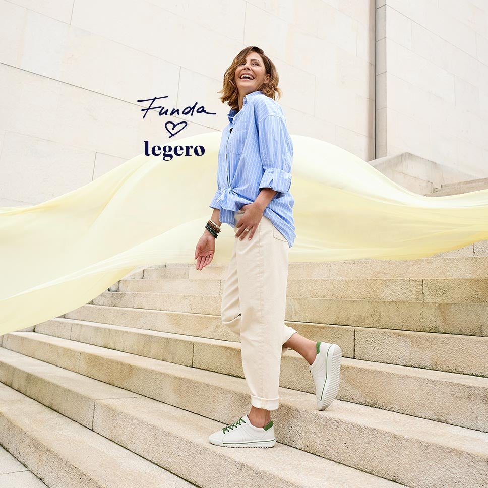 legero Damen ALIA Sneaker low mit Schnürung - Farbe: Weiß