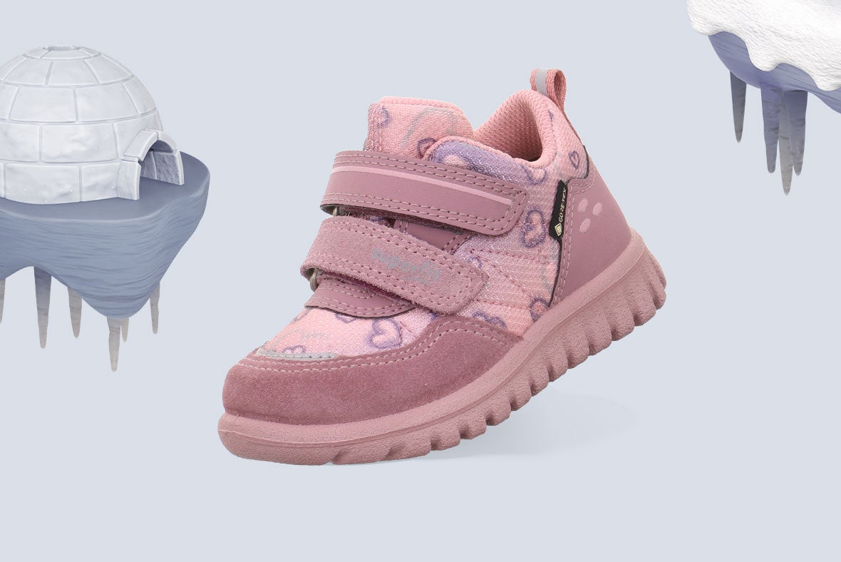 superfit Mädchen SPORT7 MINI Sneaker high mit Klettverschluss - Farbe: Blau - Material: Synthetik