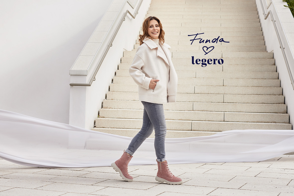 legero Damen ANGELINA Schnürboots mit Reißverschluss - Material: Veloursleder - Farbe: Fawn