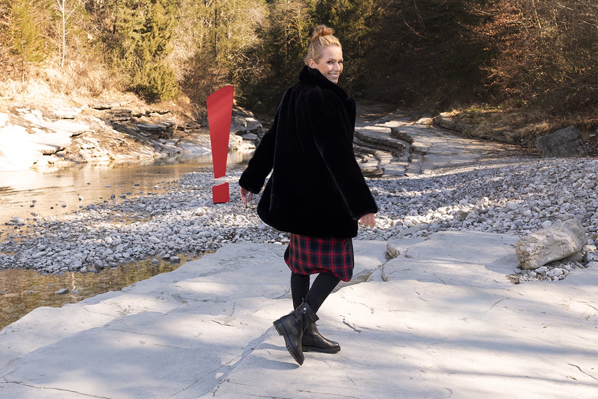 Think! Damen TRENTO Stiefelette mit Reißverschluss - Material: Nappaleder - Farbe: Schwarz