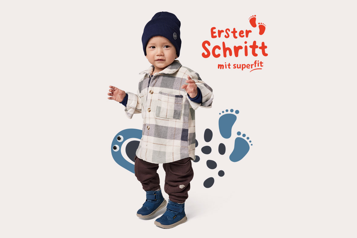 superfit Jungen BREEZE Sneaker high mit Klettverschluss - Material: Nubukleder - Farbe: Blau/Grün