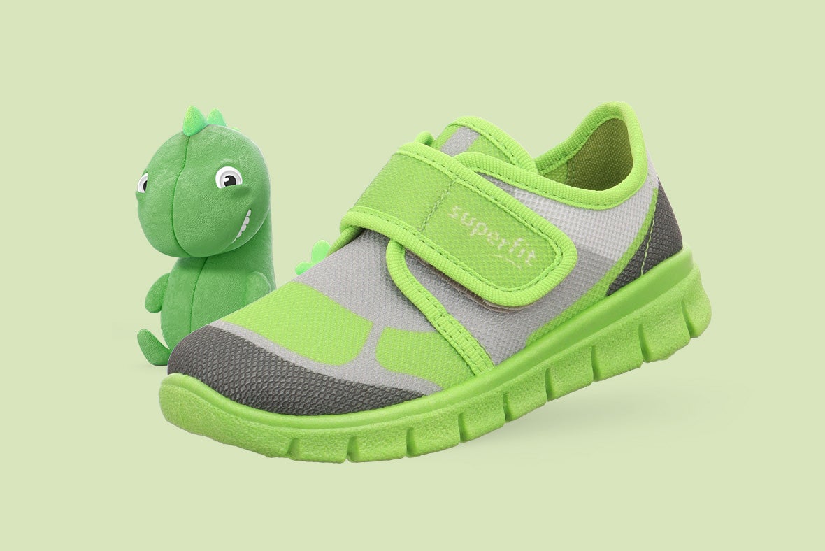 superfit Boys BOBBY Slipper with Velcro Fastener - Colour: Grey